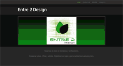 Desktop Screenshot of entredosdesign.com