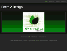 Tablet Screenshot of entredosdesign.com
